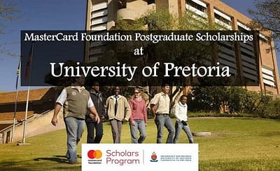 MasterCard Foundation Scholars Program at University of Pretoria 2022